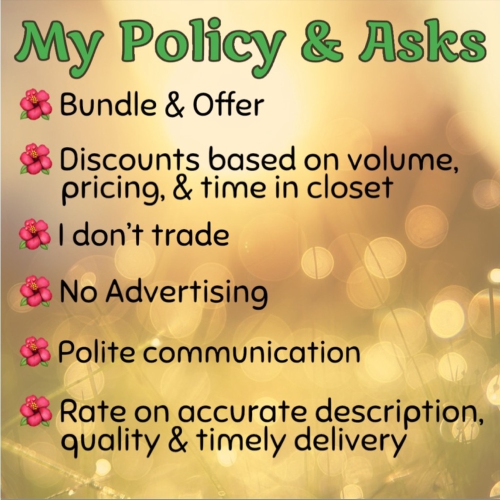 Info On Offers, Etiquette And Posh Authentication In My Closet - Picture 2 of 13